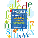 Phonics and Word Study for Teacher of Reading