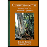 Constructing Nature: Readings from the American Experience