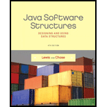 Java Software Structures: Designing and Using Data Structures - With Access