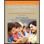 Language Disorders in Children: Fundamental Concepts of Assessment and Intervention