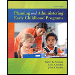 Planning and Administration Early Childhood Programs