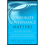 Corporate Governance Matters: A Closer Look at Organizational Choices and Their Consequences