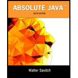 Absolute Java - With Access