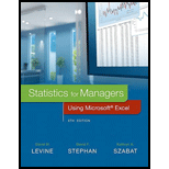 Statistics for Managers Using Microsoft Excel