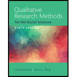 Qualitative Research Methods for the Social Sciences