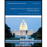 American Social Welfare Policy: A Pluralist Approach - With Access
