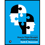 How to Think Straight About Psychology (Looseleaf)