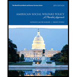 American Social Welfare Policy: A Pluralist Approach