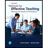 Methods for Effective Teaching: Meeting the Needs of All Students