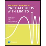 Graphical Approach to Precalculus With Limits