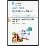 Mastering Nutrition with Pearson eText Access Code + MyDietAnalysis for Nutrition