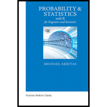 Probability & Statistics with R for Engineers and Scientists