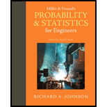 Miller and Freund's Probability and Statistics for Engineers (Classic)