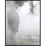 Criminology: Sociological Understanding