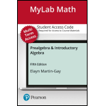 MyLab Math with Pearson eText Access Code (24 Months) for Prealgebra & Introductory Algebra