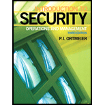 Introduction to Security: Operations and Management