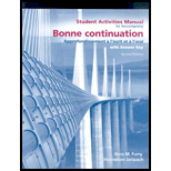 Bonne Continuation - Student Activity Manual