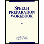 Public Speaking Speech Preparation Workbook