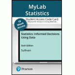 MyLab Statistics with Pearson eText Access Code (18 Weeks) for Statistics