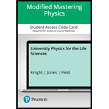 Mastering Physics with Pearson eText (up to 24 months) Access Code for University Physics for the Life Sciences