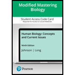 Mastering Biology with Pearson eText Access Code for Human Biology