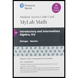 MyLab Math with Pearson eText Access Code (18 Weeks) for Introductory and Intermediate Algebra