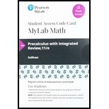 MyLab Math with Pearson eText Access Code (18 Weeks) for Precalculus
