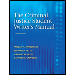 Criminal Justice Student Writer's Manual