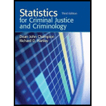 Statistics for Criminal Justice and Criminology