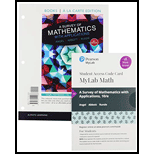 Survey of Mathematics with Applications - With MyLab (Looseleaf) (18 Week)