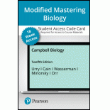 Campbell Biology - Modified Mastering Biology with Pearson eText Access Code (18 Weeks)