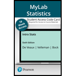 MyLab Statistics with Pearson eText Access Code for Intro Stats