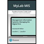 MyLab MIS with Pearson eText Access Code for Management Information Systems