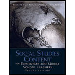 Social Studies Content for Elementary and Middle School Teachers