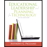 Educational Leadership and Planning for Technology