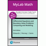 MyLab Math with Pearson eText Access Code for Differential Equations and Boundary Value Problems