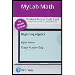 MyLab Math with Pearson eText Single Term Access Code for Beginning Algebra