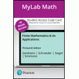MyLab Math with Pearson eText Access Code for Finite Mathematics & Its Applications