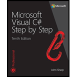 Microsoft Visual C#: Step by Step