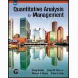 Quantitative Analysis for Management (Pearson+)