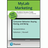 Consumer Behavior:  Buying, Having, Being -- MyLab Marketing with Pearson eText Access Code