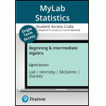 MyLab Math with Pearson eText (up to 18-weeks) Access Code for Beginning & Intermediate Algebra