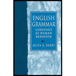 English Grammar : Language as Human Behavior