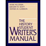History Student Writers' Manual