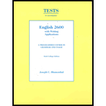 English 2600: College Edition Tests (Paperback)