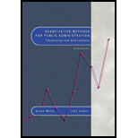 Quantitative Methods for Public Administration : Techniques and Applications