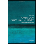 American Cultural History: A Very Short Introduction