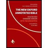New Oxford Annotated Bible, NRSV - with Apocrypha - No Index