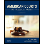 American Courts and the Judicial Process
