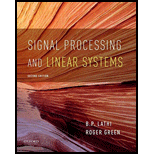 Signal Processing and Linear Systems